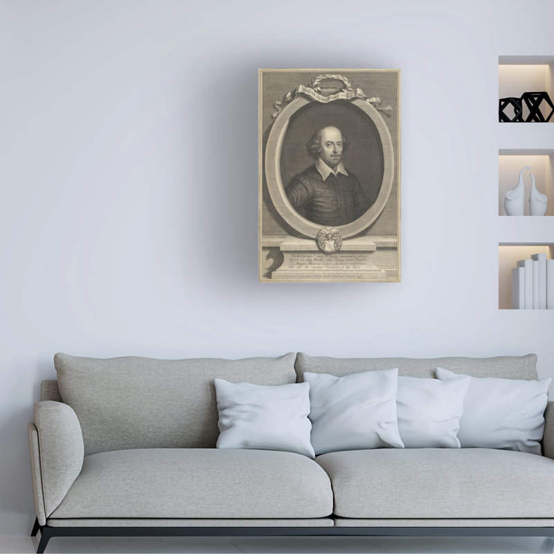 Art sur toile Marcus Jules Shakespeare II, 12" H x 19" W