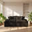Ametis 71.65" W x 60.24" D x 36.22" H Turtle Velvet 4-Pillow Double Chaise Lounge