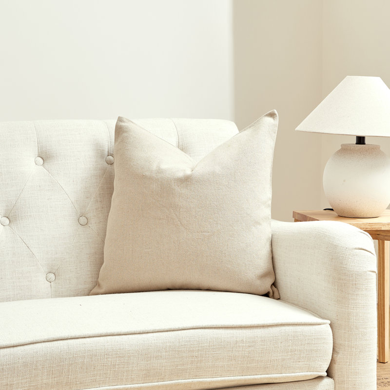 Housse de coussin réversible SEATTLE SOLID, Beige