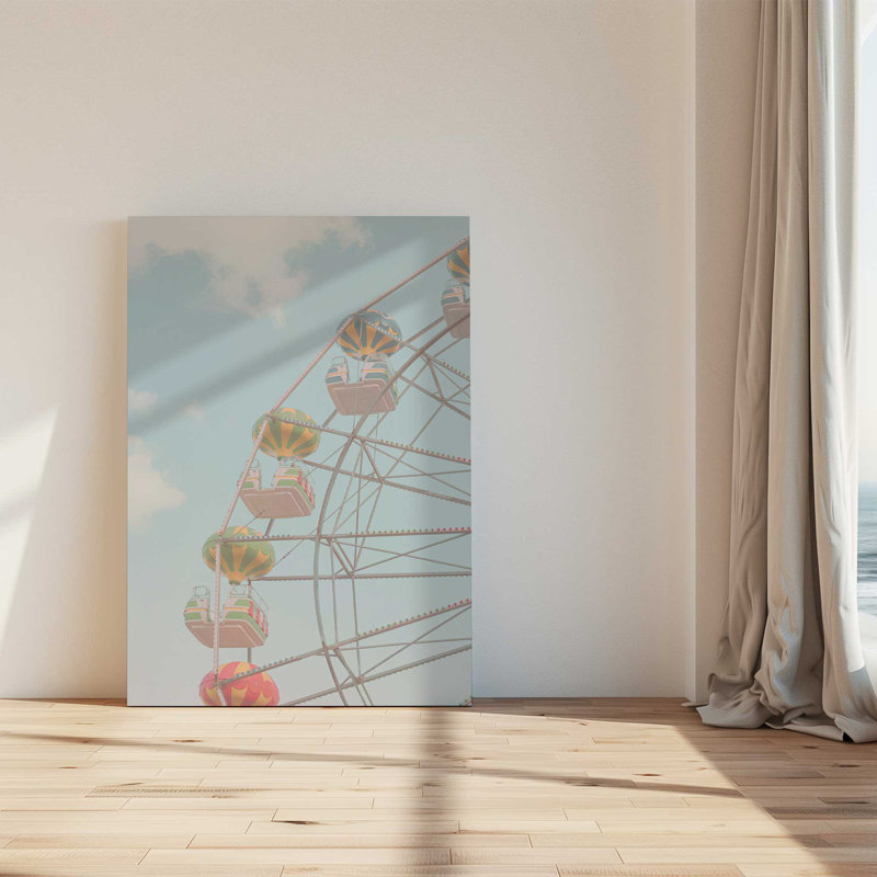 Carousel Dreams In The Sky sur toile, H 12 po x l 18 po, Toile tendue