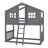 House-Style Bunk Bed With Built-In Ladder-99231143