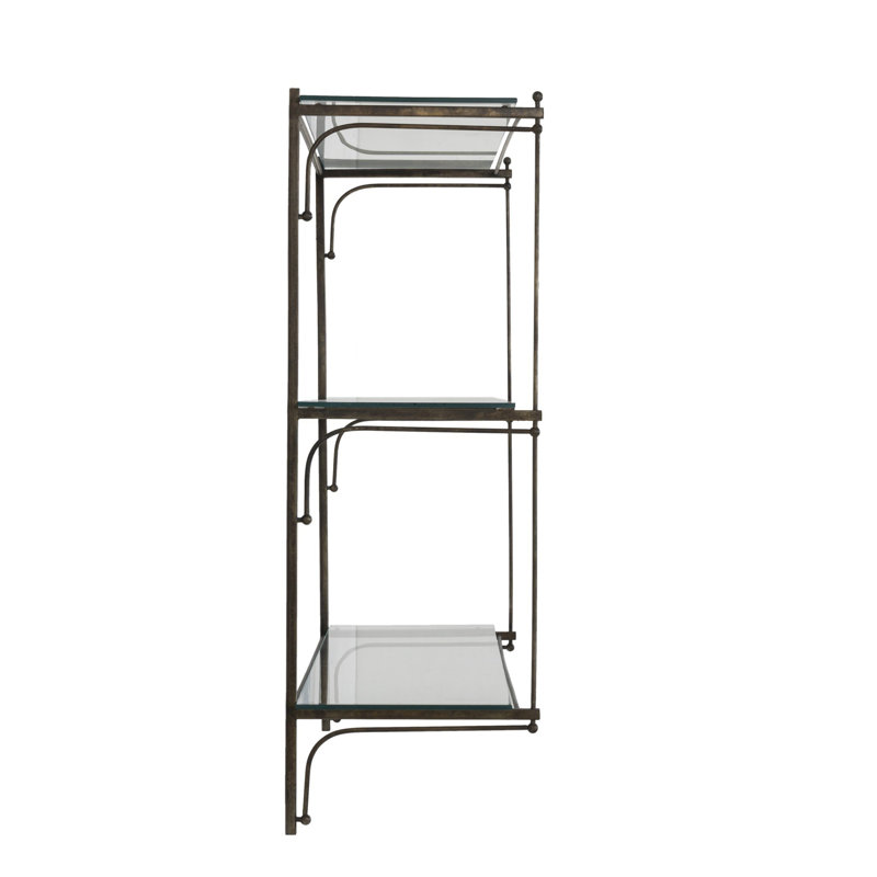Romilly Shelves-Brushed Iron