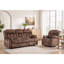 Ensemble 2 pièces de salon inclinable manuel en microfibre moderne-451339620-451339626