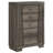Geonna 5-drawer Bedroom Chest Grey