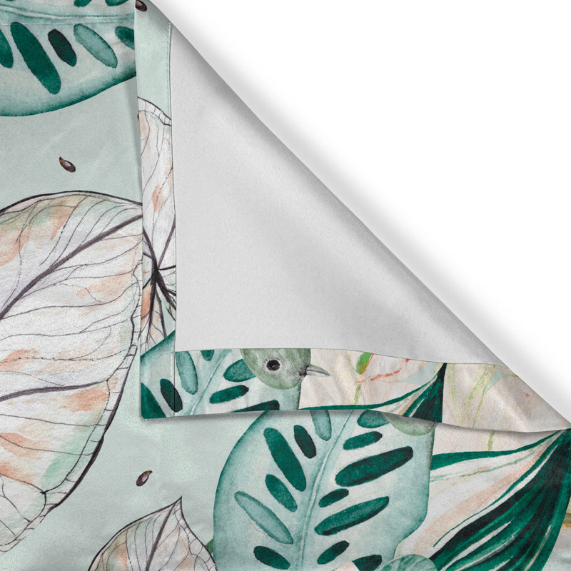 Cirenia Polyester Semi Sheer Curtain Pair