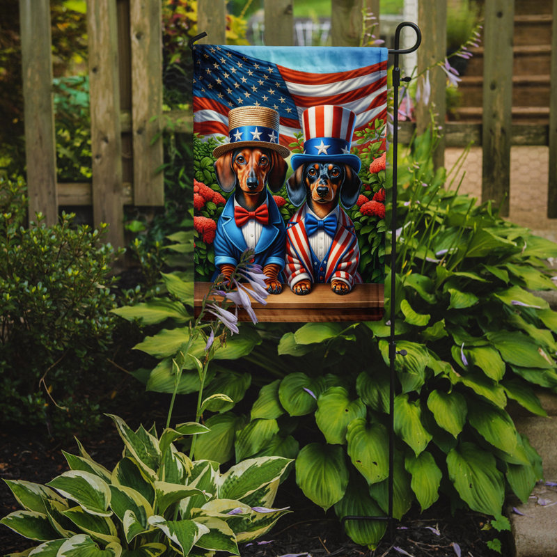 Drapeau All American Garden, Teckel brun