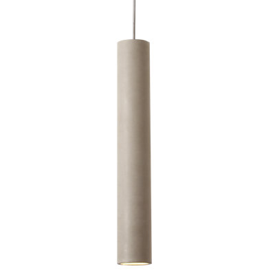 Shanda 1 - Light Grey Cylinder Pendant