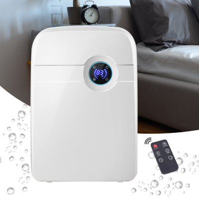 Lomana 0.8 Pints Table Top Dehumidifier for Rooms up to 20 Cubic Feet with Remote Included
