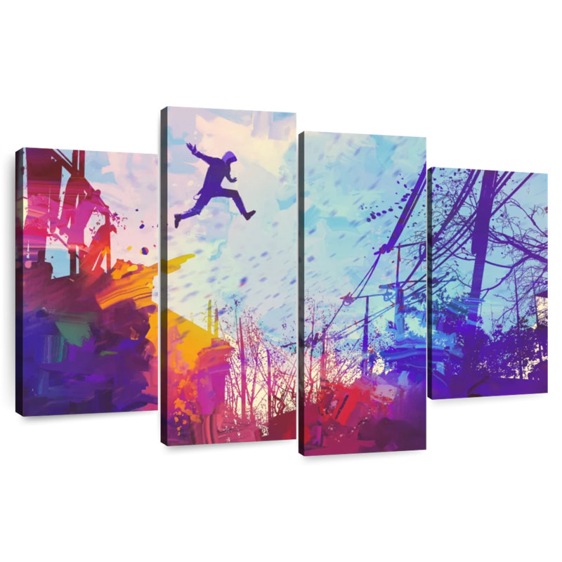 Sirecc Color Splash Parkour, H 14 po x l 24 po