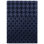 Wool Houndstooth Area Rug in Dark Blue/Black