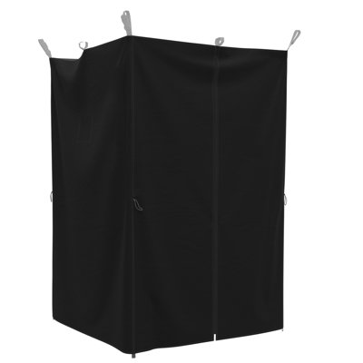 55.1" L x 55.1" W x 80.7" H Square Universal Replacement Privacy Side Wall Canopy Curtain for Pop Up Canopies, Portable Privacy Tent Changing Room