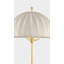 Palmetto Floor Lamp in Aged Brass by Cortney Bishop