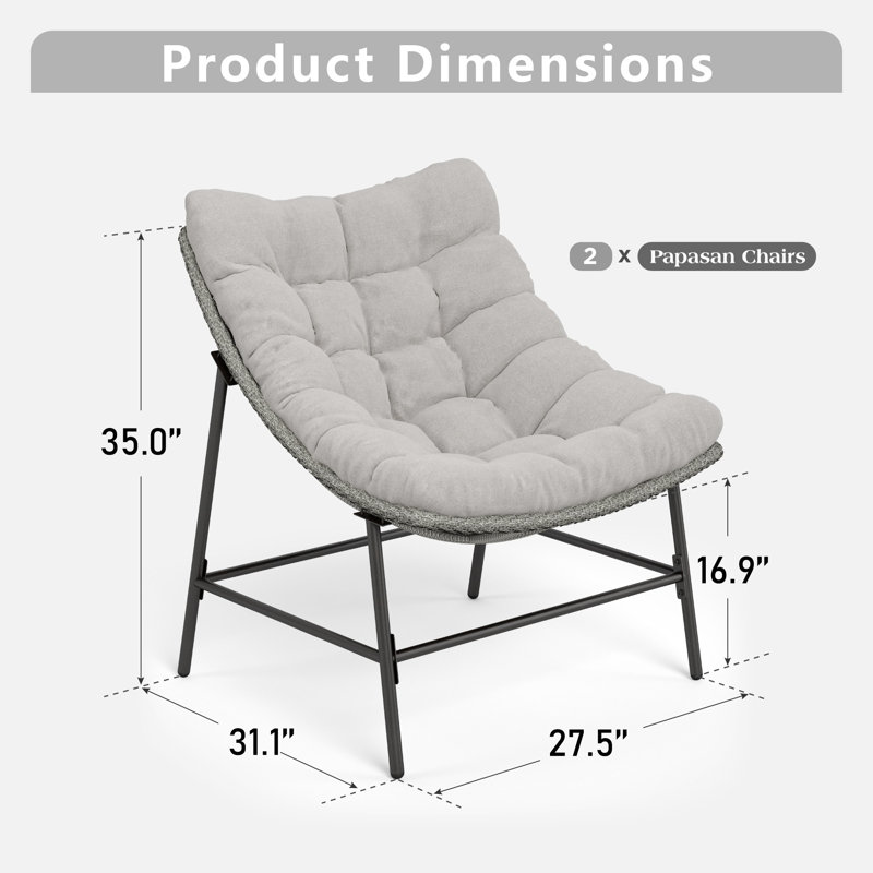 Fauteuil d'extérieur Akosha