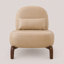Chaise d'appoint moderne sans accoudoirs avec coussin-1454929539