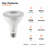 Euri Lighting PAR30 LED Bulbs, 10W, 900 lm, 75W Eq., 5000K, E26, Dimmable, CEC/UL, 2-Pack