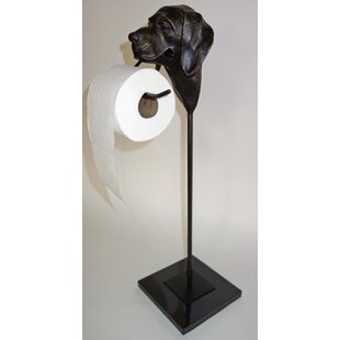 Paper Towel Holder or Free Standing Toilet Paper Holder- Cast Iron Giraffe  Paper Holder - Versatile and Decorative Bathroom Toilet Paper Holder or