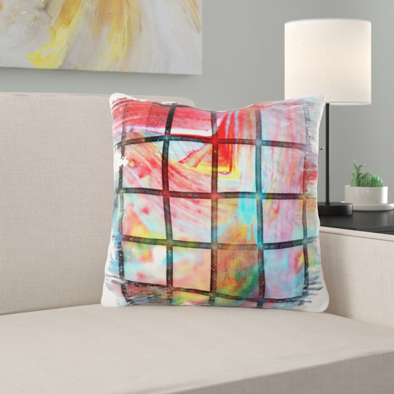 Housse et insert de coussin carré Spokane, Microsuède, Intérieur