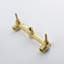 Wall Mounted Dual Handle Bathroom Sink Faucet with Pop-Up Drain (No Overflow)