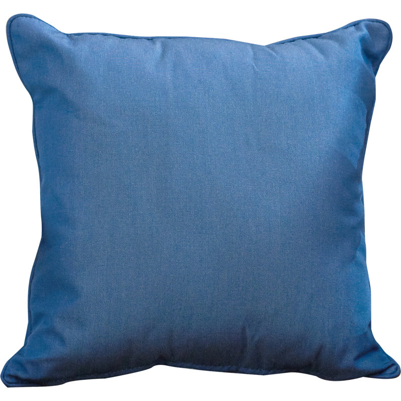  Outdoor Square Pillow Cover & Insert, Canvas Regatta Sunbrella® Canvas, 22" H x 22" W