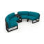 Avion 43" Wide Outdoor Curved Patio Sectional with Sunbrella Cushions-1257844876-1277529349