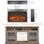 Foyer électrique encastrable 26 po: radiateur ultra-mince avec bûche et flamme réaliste, télécommande, minuterie, protection contre la surchauffe, chaleur de 1400 W, 50000 heures de DEL, flamme et insert séparé de 26 po - effet,