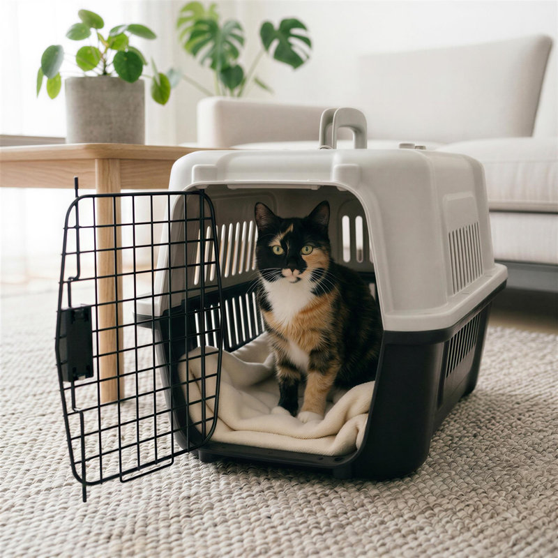 Plastic Pet Carrier, Medium
