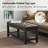 44" Wide Tufted Rectangle Cocktail Ottoman With Storage Tray-379826249