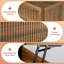 Ensemble de tables basses à plateau relevable avec 2 tables de bout, table basse en noyer et tables d'appoint avec station de charge-1124166118-1124166119