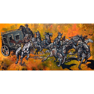  Kuehl, Cody Gallery Wrapped Canvas Art Titled: Stage Run