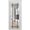 Porte française solide | Verre transparent Lucia 2266 | Poignée simple à panneau régulier | Portes de salle de bain robustes