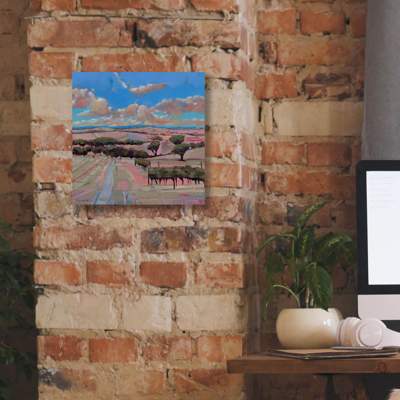  «Bethany Blueprint» par Belinda Wilson, art mural sur toile, 12 po x 12 po, H 12 po x l 12 po