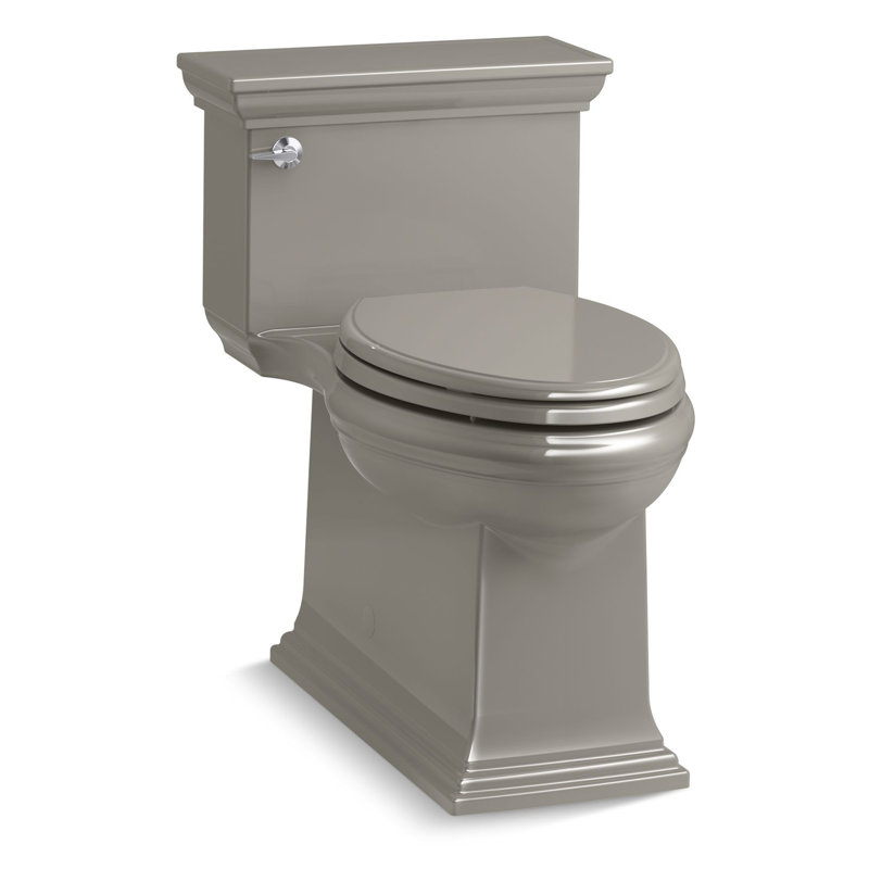 Memoirs Stately Comfort Height 1.28 gpf One-piece Compact Elongated Toilet, Cashmere