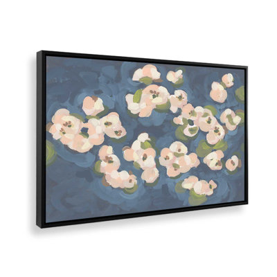 Petals in the Water II by June Erica Vess Canvas Art Print