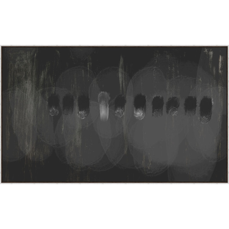 Channelled Bedrock Black 1 Print by Art House Studios, 20" H x 32" W x 2" D