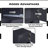 6-Drawer Office Drawer File Cabinet on Wheels, Desk Filing Cabinet Unit, Craft Office Drawer Storage Organization-1359656336