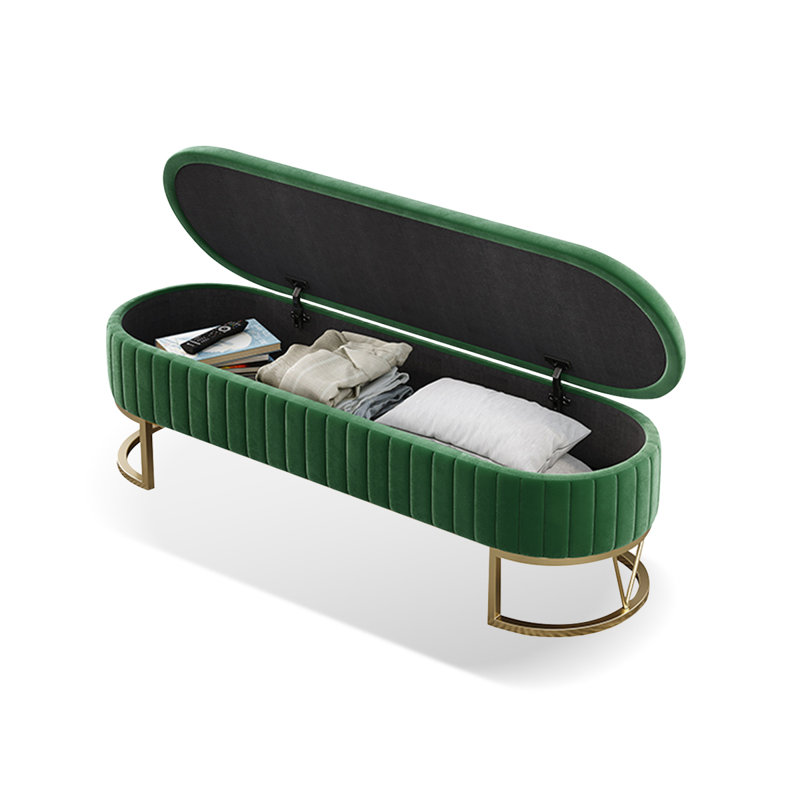 Banc avec revêtement, Vert