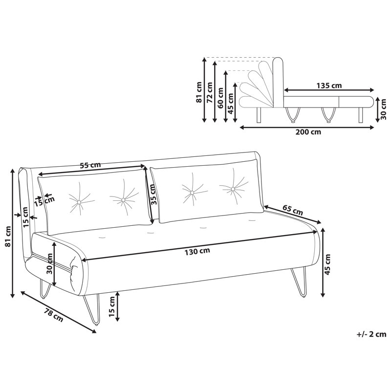 Semyah 2 - Piece Living Room Set