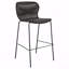 Ensemble de 2 chaises de salle à manger, tabouret de bar en faux métal