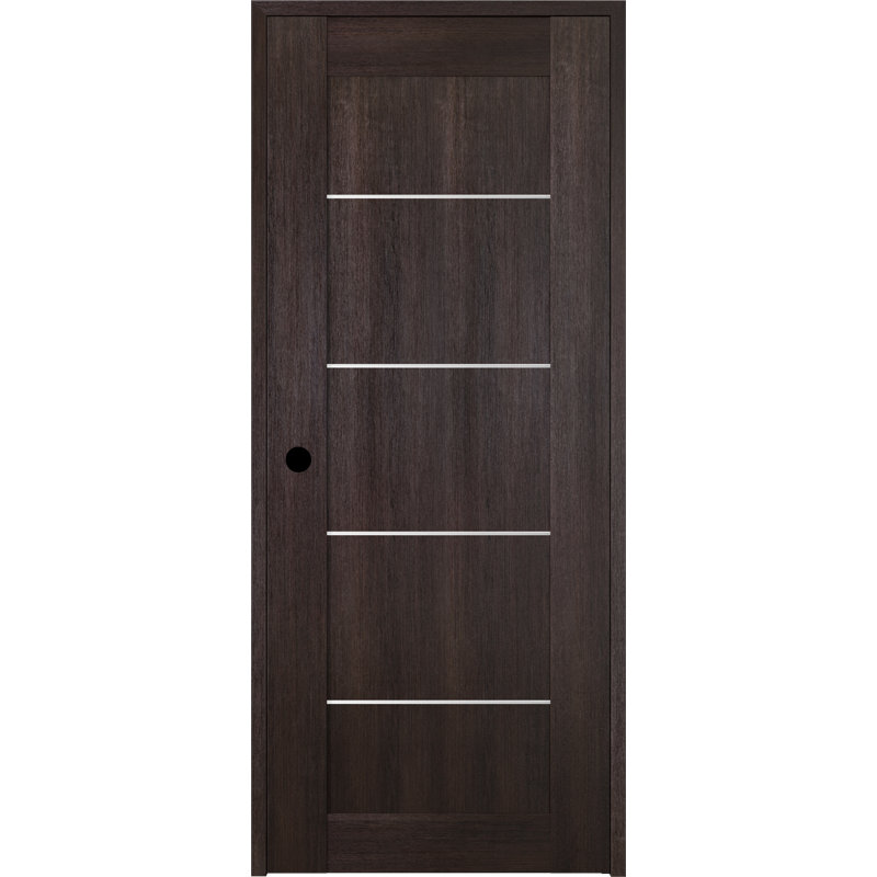 Avon 07 4H DIY-Friendly Manufactured Wood Standard Prehung Door, Left Hand, Veralinga Oak, 31.75" x 79.37"