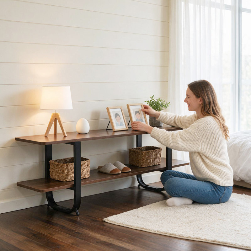 TV Stand With Storage For Tvs Up To 65'', Dark Brown
