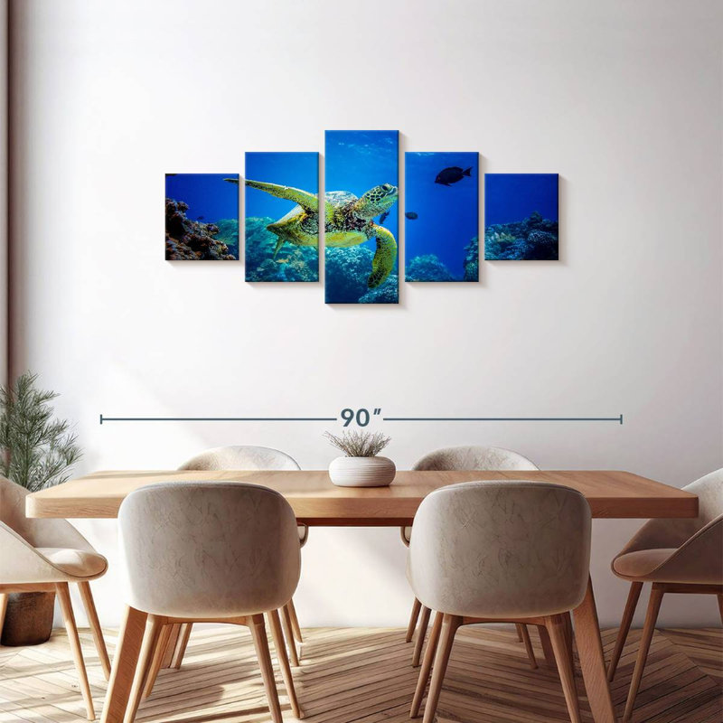 Glowing Turtle, 30" H x 68" W