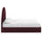 Solana Arched Performance Velvet Platform Bed-105698036-105698039
