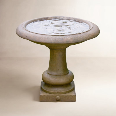 Connerton Concrete Pedestal Birdbath