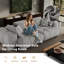 Canapé-lit modulaire 2 places avec repose-pieds Mulein-1657031194