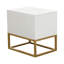 Table d'appoint 2 tiroirs Spectrum
