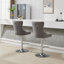 Tabourets de bar pivotants en velours Anley-115169308