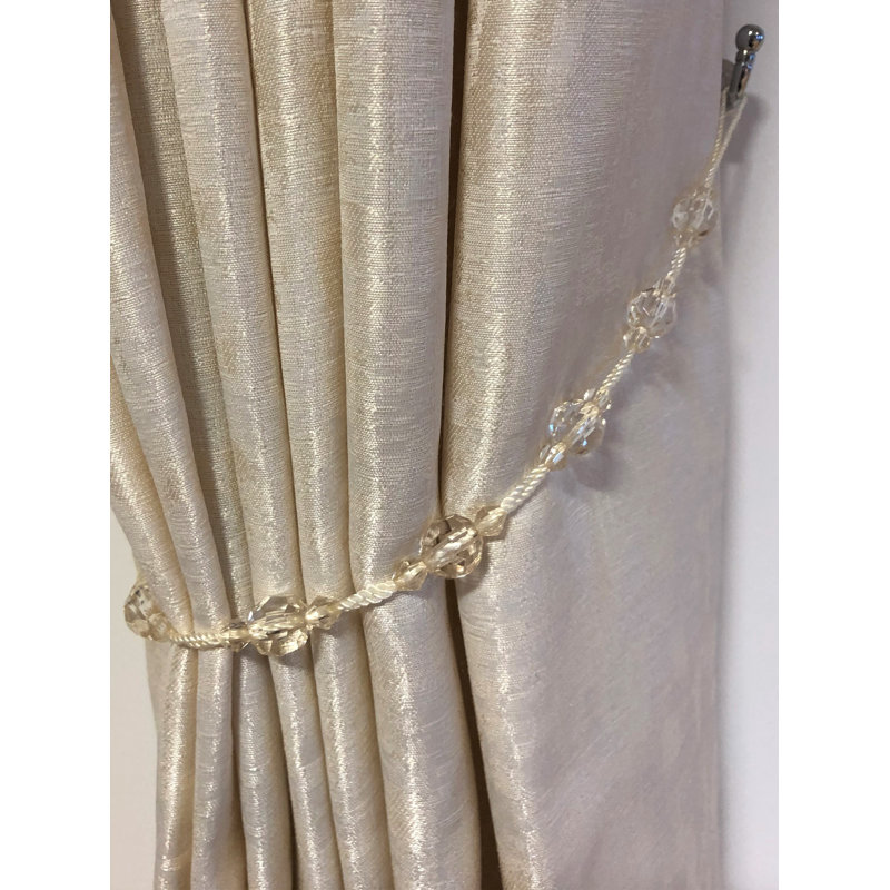 Trisler 1.5cm Curtain Holdback/Tieback, Cream