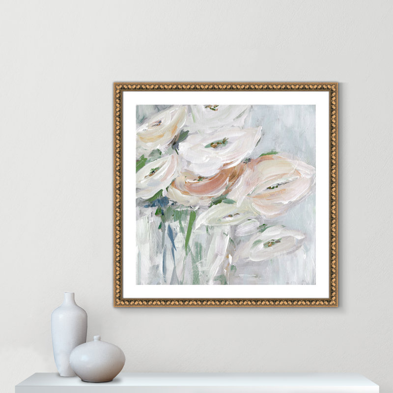 Impeccable " Impeccable " by Susan Pepe, Gold Bead Framed Paper, 33.25" H x 33.25" W x 1.13" D