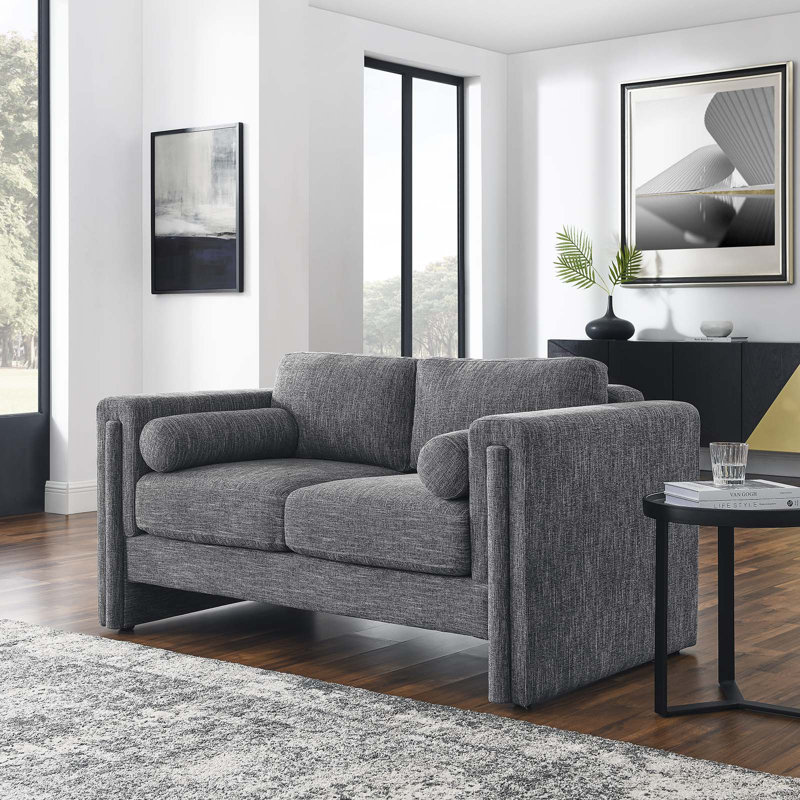 Canapés visibles Modway, 100 % polyester gris