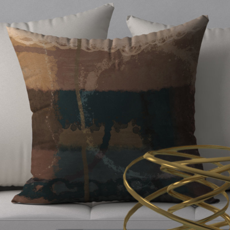  Housse et insert de coussin carré Munchy Ultra, 18" x 18"